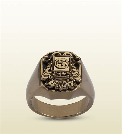 gold gucci rings for men|men gucci wedding ring.